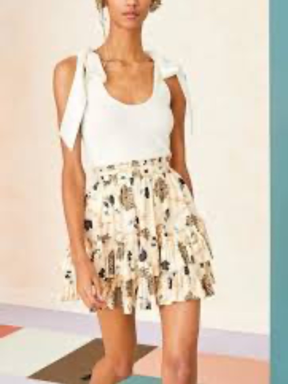 ULLA JOHNSON "LEELA" SKIRT IN DAISY SIZE 0!
